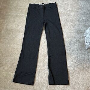 Charcoal Gray Betabrand Bootcut Yoga Dress Pants